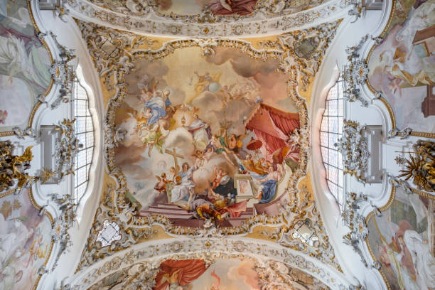 istock Steingaden Abbey, founded in 1147 (Romantic Road, Bavaria, Germany) 1049396826