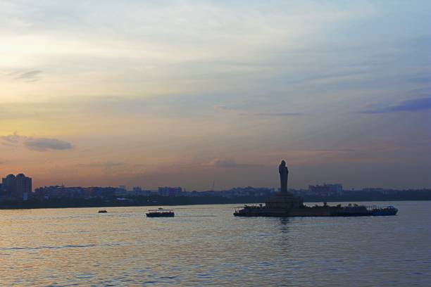 istock BUDDHA STATUE IN HUSSAIN SAGAR 1049397096