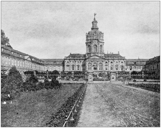 istock Antique photograph: Royal Palace, Charlottenburg, Prussia 1049397236