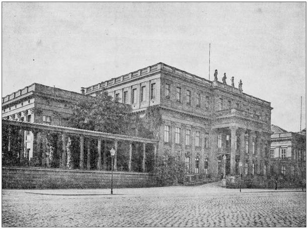 istock Antique photograph: Palace of the crown prince, Berlin, Germany 1049400012