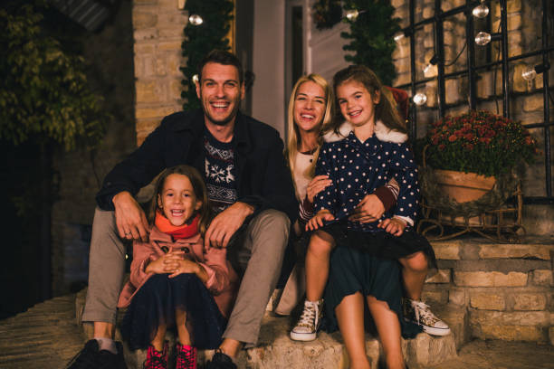 istock Young couple with children 1049400748