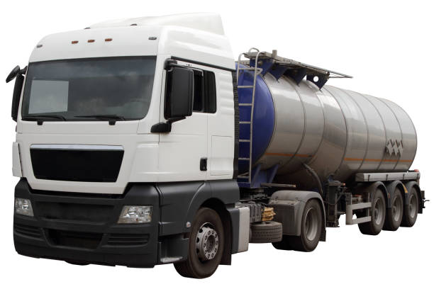 istock Modern car for transportation of fuel. 1049403754