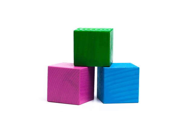 istock colored children cubes on  white isolated background 1049406686
