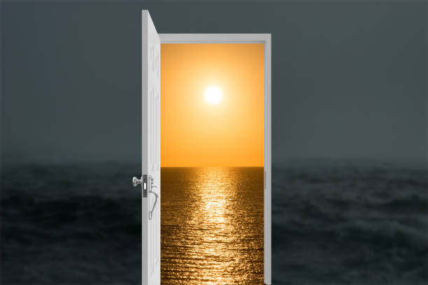 istock An open door letting in good weather 1049411126