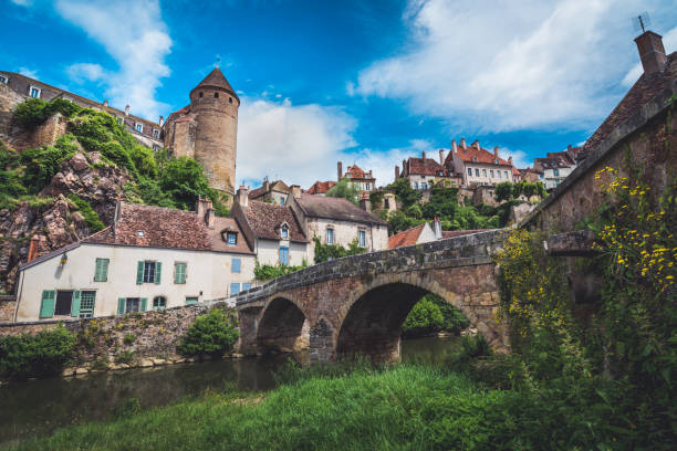 istock Semur-en-auxois historic town 1049425588