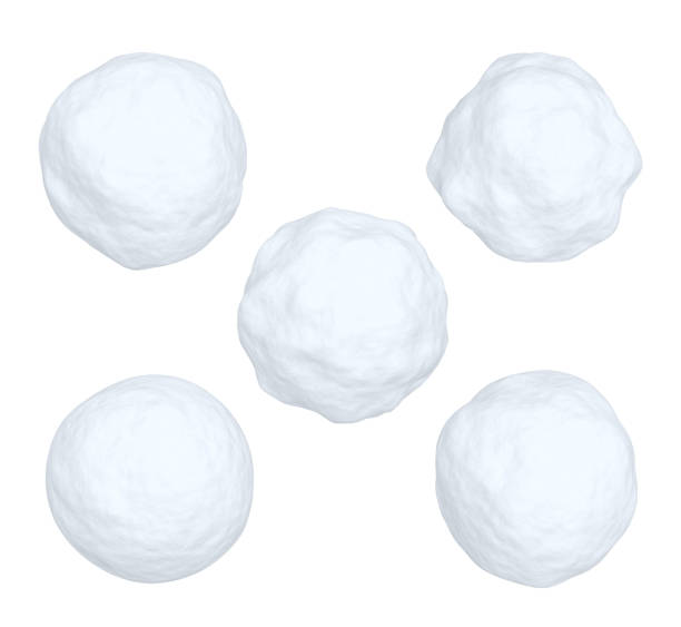 istock Snowballs set isolated on white 1049427786