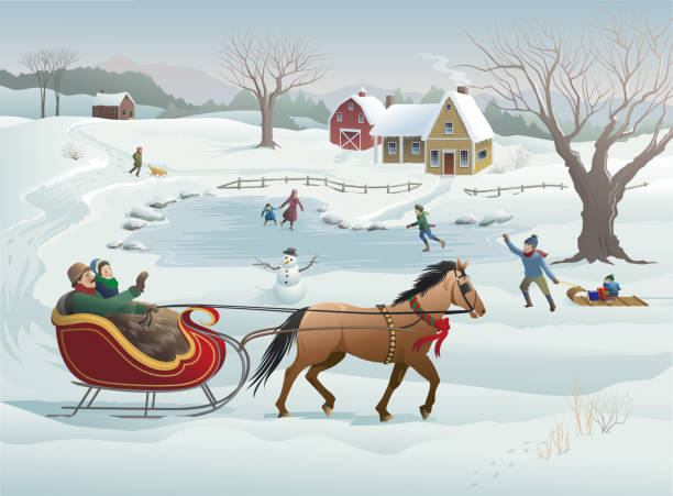 1.700+ Grafiken, lizenzfreie Vektorgrafiken und Clipart zu Pferd Schnee -  iStock | Pferdeschlitten, Weihnachten, Pferd schlitten