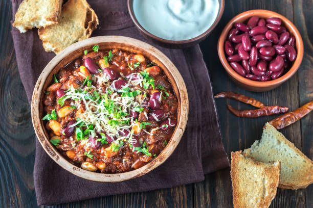 istock Bowl of chili con carne 1049455314