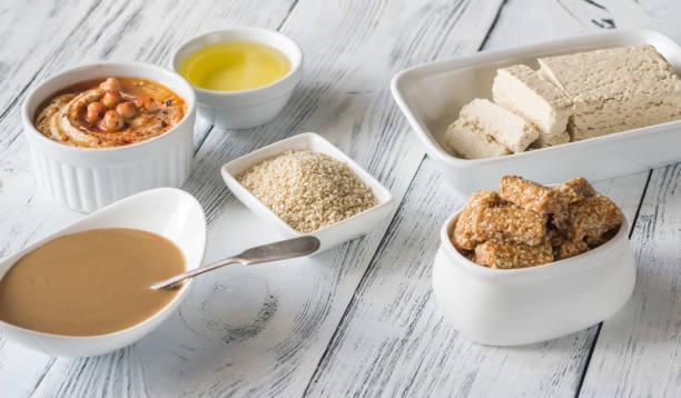 istock Assortment of sesame seed food 1049457442