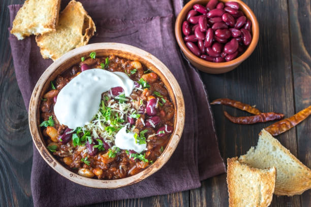 istock Bowl of chili con carne 1049457570