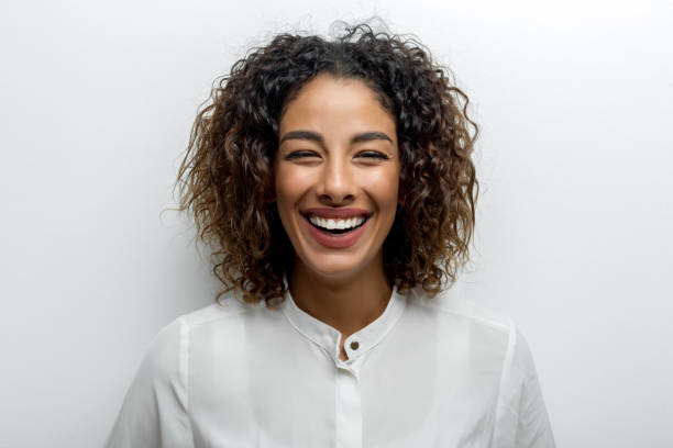 Young woman laughing