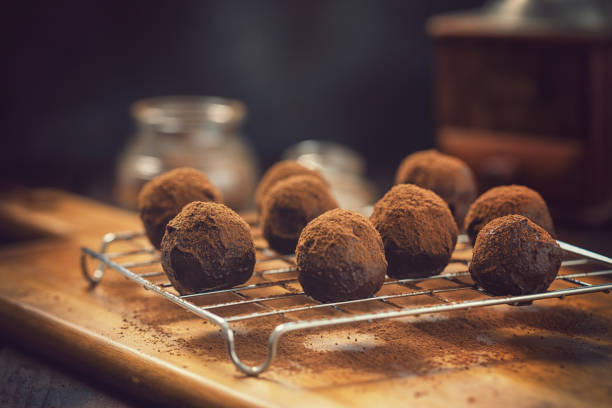 istock Delicious Homemade Chocolate Truffles 1049466132