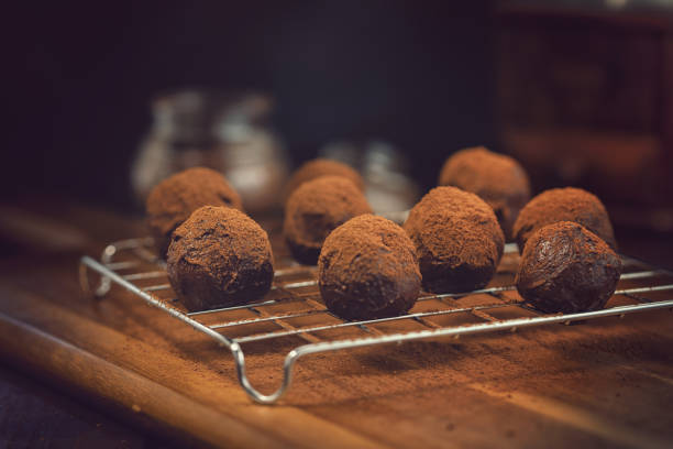 istock Delicious Homemade Chocolate Truffles 1049466872
