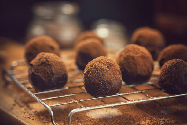 istock Delicious Homemade Chocolate Truffles 1049468452