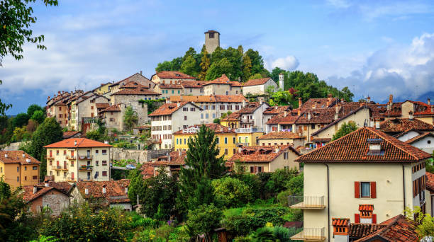 istock Feltre historical Old Town in Dolomites Alps, Italy 1049475498