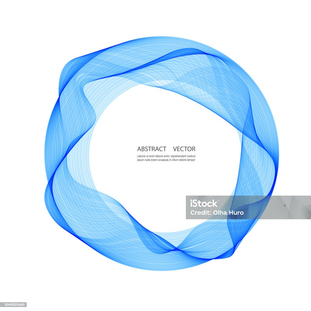Nền Vector Trừu Tượng Vòng Trong Suốt Màu Xanh Tròn Hình Tròn Hình ...