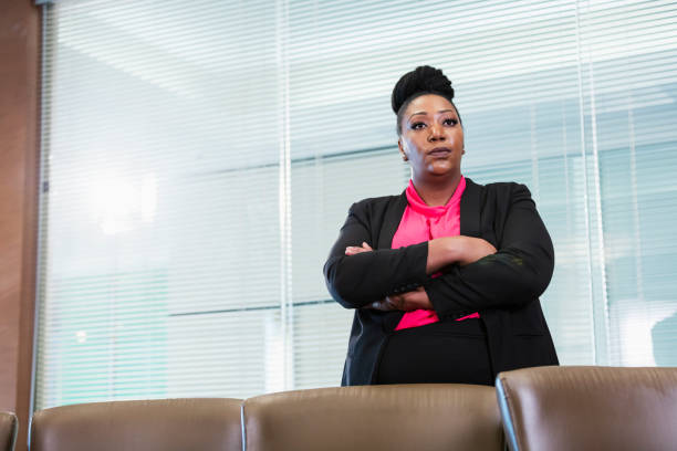 istock African-American woman working in office 1049502412