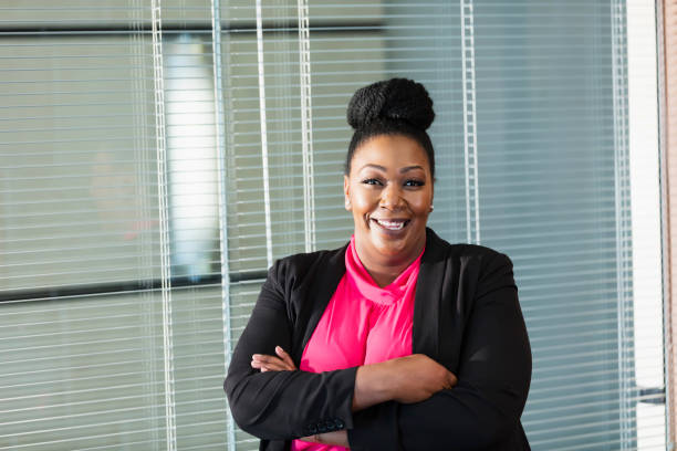 istock African-American woman working in office 1049502724