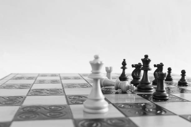istock Chess photographed on a chessboard 1049509102