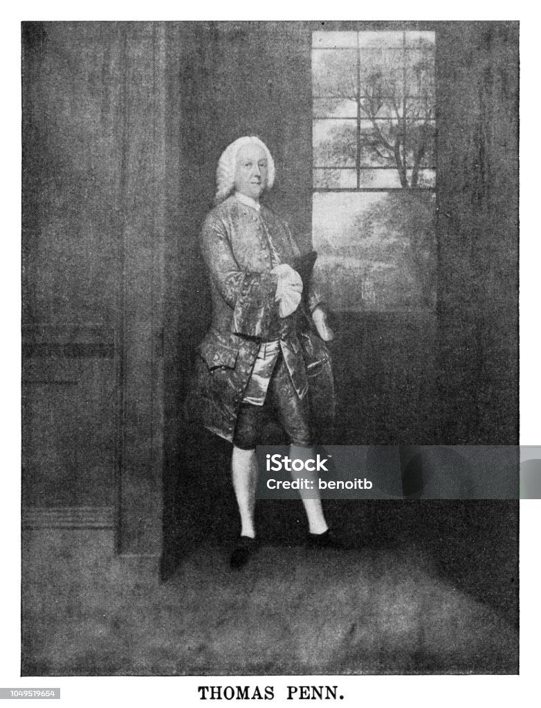 Thomas Penn Stock Vektor Art und mehr Bilder von 19. Jahrhundert 19