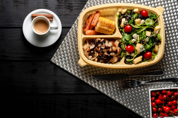istock Brazilian lunch box. top view 1049527514