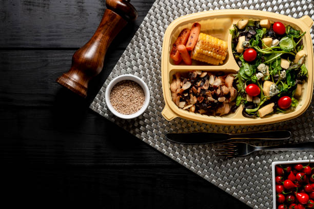 istock Brazilian lunch box. top view 1049530574