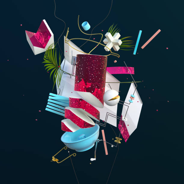 istock Colorful geometric abstraction 1049537674