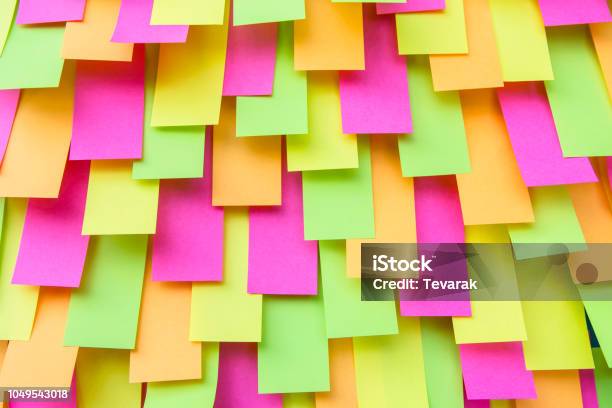 Poster Note Backdrop Multi Colored Post Note Sticker Paper Note Post It Sticky Notes ...