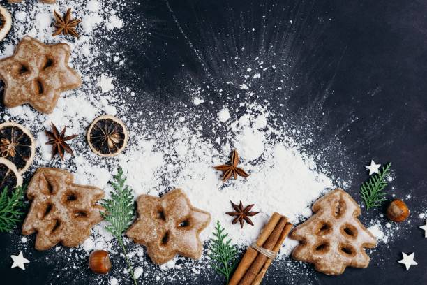 istock gingerbread cookies, baking ingredients and spices 1049571324
