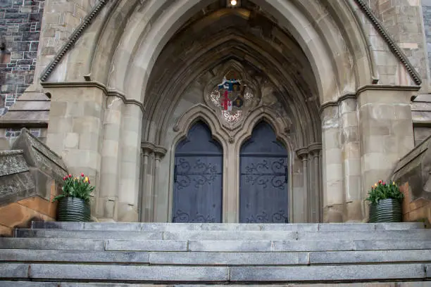 Photo of Entrance to a Cathedral