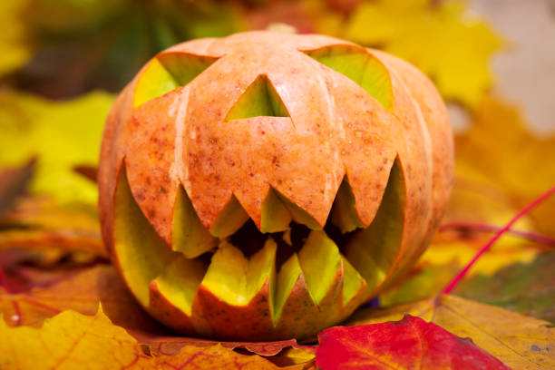 istock Halloween pumpkin. Jack-o'-lantern. 1049592674