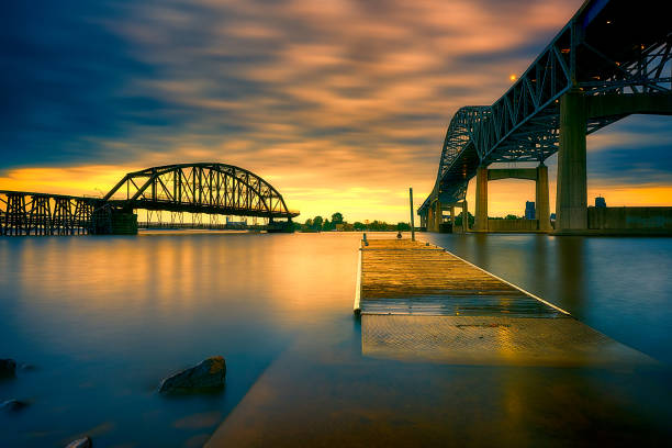 istock Beautiful Sunset at Lake Superior 1049621406