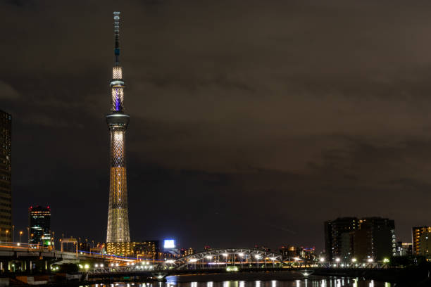 istock Shirahige Bridge and Tokyo Sky Tree, Tokyo, Japan 1049650018
