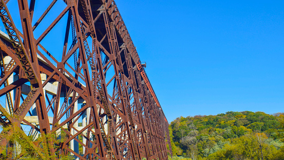 Two train bridges in Boone Iowa