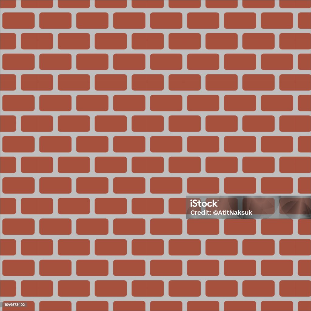Brick wall - Lizenzfrei Abstrakt Vektorgrafik