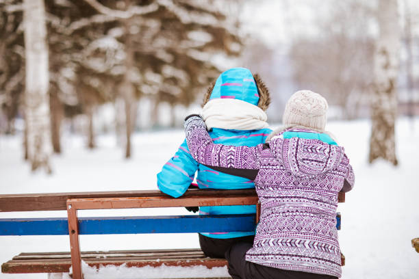 istock Beautiful winter day in park 1049694578