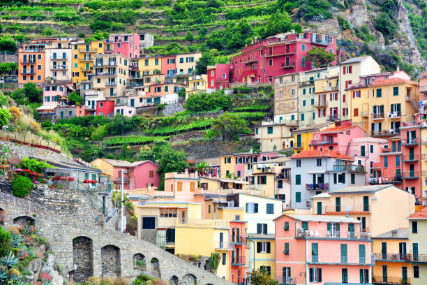 istock Manarola town in Cinque Terre, Italy 1049710950