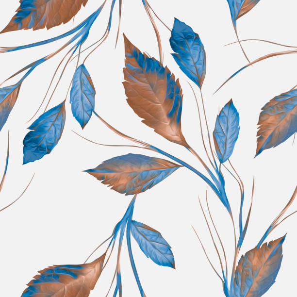ilustraciones, imágenes clip art, dibujos animados e iconos de stock de hojas otoñales patrón perfecto. - japanese maple leaf autumn abstract