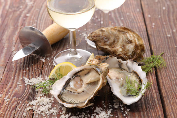 istock oyster and wine 1049717906