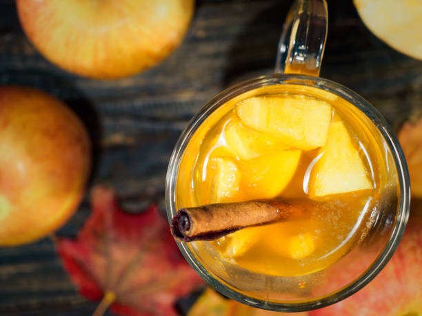 istock Hot apple cider in autumn 1049728356