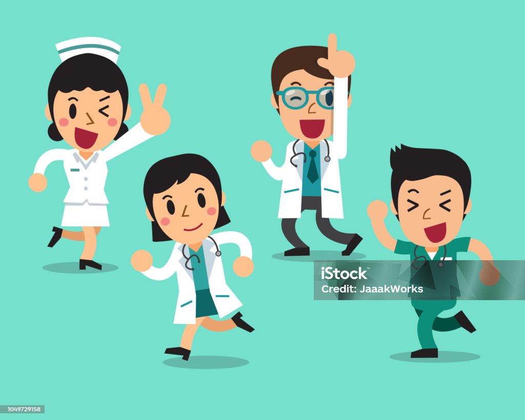 Vetores de Equipe Médica Médicos E Auxiliar De Enfermagem Personagens De  Desenhos Animados Vetor e mais imagens de Adulto - iStock