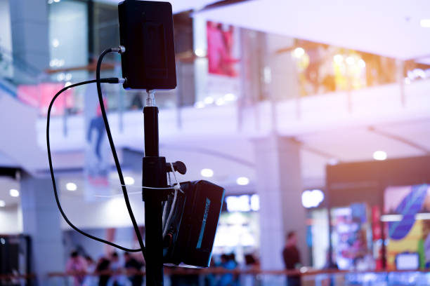 istock Mobile Broadcasting Equipment to Publish Live at Event 1049729526