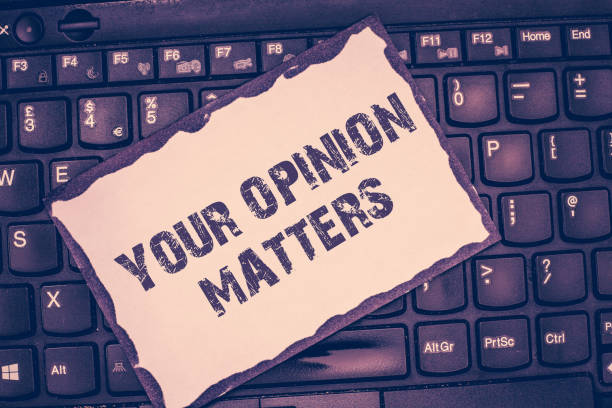 Conceptual hand writing showing Your Opinion Matters. Business photo showcasing to Have your say Providing a Valuable Input to Improve Conceptual hand writing showing Your Opinion Matters. Business photo showcasing to Have your say Providing a Valuable Input to Improve. constructive feedback stock pictures, royalty-free photos & images