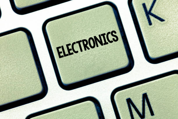 istock Conceptual hand writing showing Electronics. Business photo showcasing Circuits or devices using transistors microchips digital device 1049733030