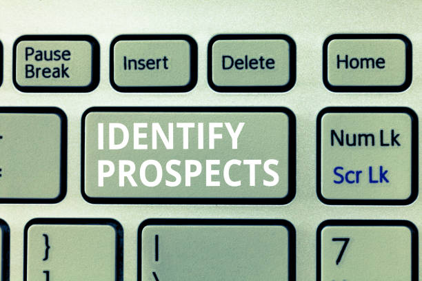 istock Writing note showing Identify Prospects. Business photo showcasing Possible client Ideal Customer Prospective Donors 1049733044