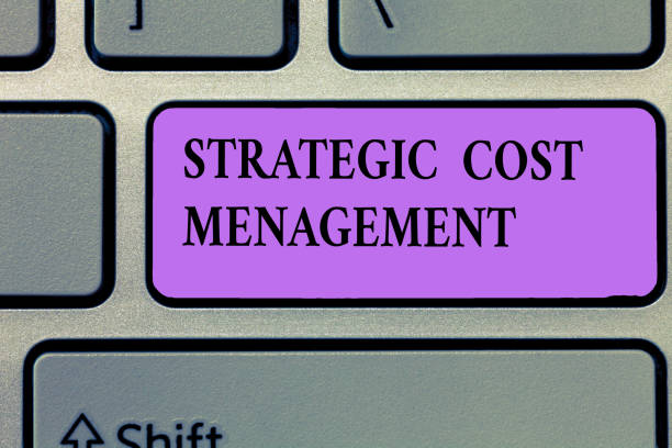 istock Writing note showing Strategic Cost Management. Business photo showcasing combining Decision Making with Expenses Budgeting 1049733286