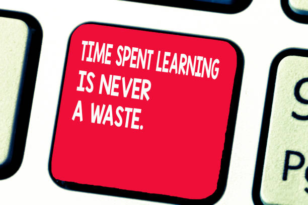 istock Conceptual hand writing showing Time Spent Learning Is Never A Waste.. Business photo text Education has no end Keep the wisdom 1049735760