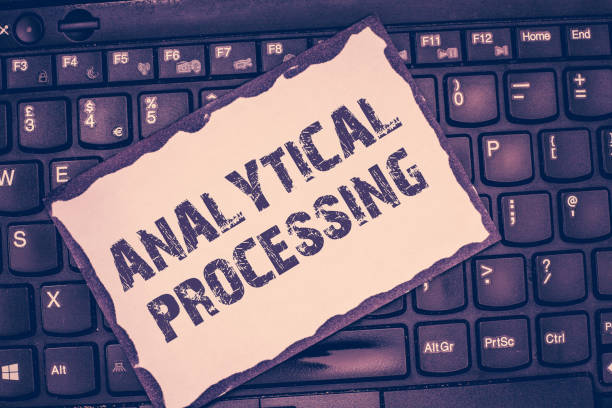 istock Conceptual hand writing showing Analytical Processing. Business photo showcasing easily View Write Reports Data Mining and Discovery 1049735986