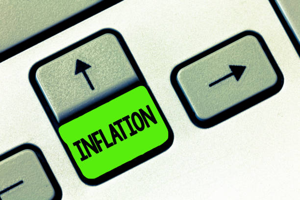istock Word writing text Inflation. Business concept for general increase prices and fall purchasing value of money 1049737272