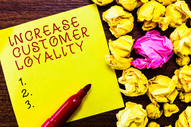 istock Word writing text Increase Customer Loyalty. Business concept for Consistently buy certain item in a particular shop 1049737714